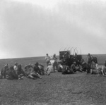 Theodore Roosevelt Hunting Party Eating