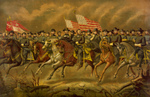 Grant and Generals on Horses