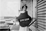 Margaret Howe Holding Oregon Shield