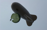 Soldier Parachuting From Balloon