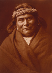 Acoma Indian Man Wearing Headband