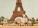 Fountain, Trocadero, and Eiffel Tower