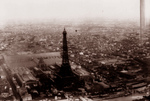 Aerial of the Eiffel Tower