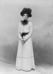 Ethel Barrymore Standing in a Dress
