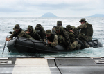 Marines Guiding an Assault Boat