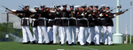 Marine Corps Silent Drill Platoon Performing