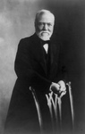 Andrew Carnegie Leaning on a Chair