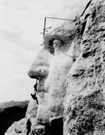 Men Constructing Mt Rushmore