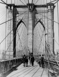 People on the Brooklyn Bridge