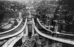 Constructing the Manhattan Bridge