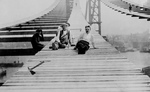 Men Constructing the Manhattan Bridge
