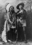 William F Cody (Buffalo Bill) Standing With Sitting Bull
