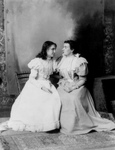 Anne Sullivan Sitting With Helen Keller