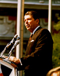 Reagan During a Speech