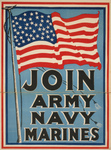 Picture of an American Flag For Military Recruiting