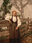 Norwegian Woman by a Fence