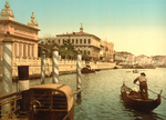 Gondolas in Canal, Venice