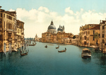 Gondolas, Grand Canal, Venice, Italy