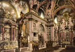 Interior of Scalzi, Venice, Italy