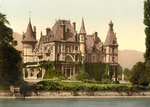 Shadau Castle on Lake Thun, Switzerland
