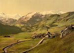 Village Near the Swiss Alps, Bernese Oberland