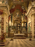 Interior of Pilgrams’ Church in Switzerland
