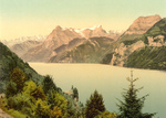 Urnersee and Urirotstock Mountain on Lake Lucerne