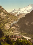 Eiger Glacier and Bear Hotel in Switzerland