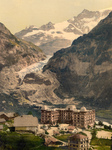 Bear Hotel and Eiger Glacier, Switzerland