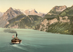 Boat on Lake Lucerne, Switzerland