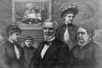 Jefferson Davis With Family