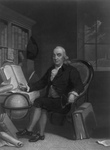 Benjamin Franklin With Globe and Compass