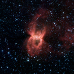Photo of the Black Widow Nebula in the Circinus Constellation
