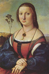 Photo of a Portrait of Maddalena Doni by Raphael