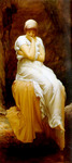 Photo of a Lone Woman, Titled Solitude by Frederic Lord Leighton