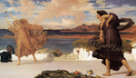 Photo of Greek Girls Playing at Ball by Frederic Lord Leighton