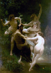 Photo of Nymphes et Satires, Nymphs and Satyr by William-Adolphe Bouguereau