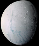 Stock Photography of Enceladus, Saturn’s Moon