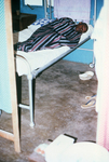 Lassa Fever Patient Resting in the Male Wing of Segbwema, Sierra Leone Clinic