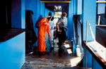 People Sanitizing a Clinic During the Kikwit, Zaire Ebola Outbreak in 1995