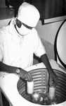 Technician Creating a Smallpox Vaccine at a Bangladesh Laboratory