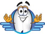 Clip art Graphic of a Dirigible Blimp Airship Cartoon Character Logo